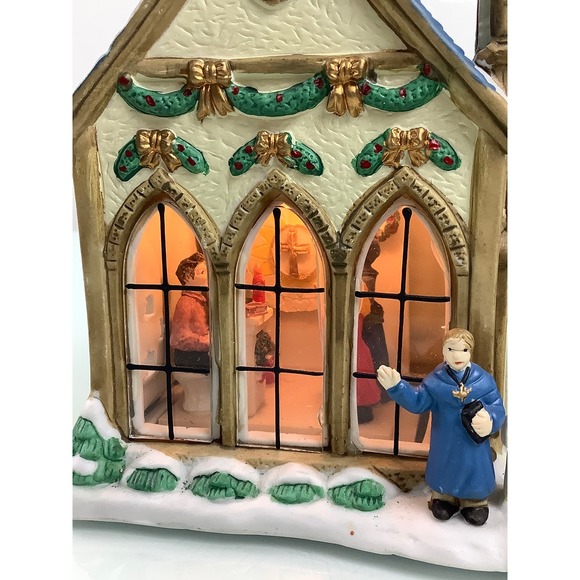 Vintage Trim a Home St Paul Church w light EUC - Picture 3 of 12